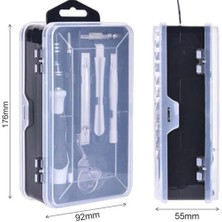 115 Parça Elektronik Tornavida Seti, Manyetik Uçlu Onarım Kiti, Dizüstü, Telefon ve Saat Tamiri Için Profesyonel Tamir Seti