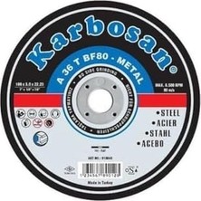 180X3MM Metal Kesme Taşı (10'lu Paket)