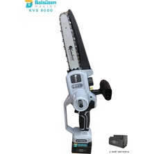 Kamikaze Kvs 8000 21.6V Akülü Zincirli Testere (2 x 4AH Batarya ve Şarj Cihazı Ile) (Made In Spaın)