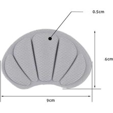 Ipekbazaar Ayakkabı Vurma Önleyici Koruyucu Ped, Kendinden Yapışkanlı, Kumaş, Dolgulu, Topuk Vurma Önleyici Yastık Pedi,1 Çift (Beyaz)