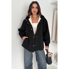Noa Noa Kadın Peluş Astarlı Kapüşonlu Mont – Winter Hug