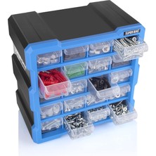 Mono Blok Çekmece Seti 20'li Organizer Seti Monoblok Çekmece Vida Dübel Kutusu Takı Kutusu ASR6006