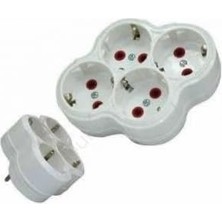 4 Lü Çoklu Priz Çoğaltıcı Kablosuz Fiş Çoğaltıcı