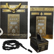 PremiumPort 10 Adet Kabe Yasin ve Çanta Zikir Tesbihi, Hediye, Hurma Kutusu Seti