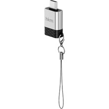 Hkm Tech Wızard USB-A To Type-C 2.0 OTG Çevirici Adaptör, 480 Hz Transfer Değeri ve Standart Bağlantı