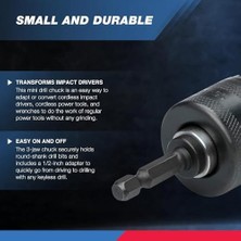 20754 Bir 3/8 Chuck Dönüştürücü, Şaftlı Sürücüler Için | 1/2 Adaptör Dahil