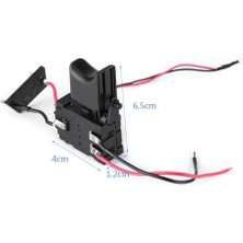 7.2V - 24V Lityum Matkap Anahtarı Pil Akülü Matkap Hız Kontrolü Küçük Işıklı Tetik Anahtarı