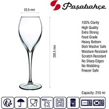 Monte Carlo Şarap Kadehi, 6'lı, 210 cc