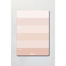 Le Haftalık Planlayıcı Blok Naturel