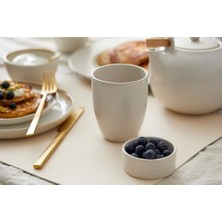 Çorba Kasesi, Toprak Çorba Kasesi, 18 cm Çapında, Krem/krem