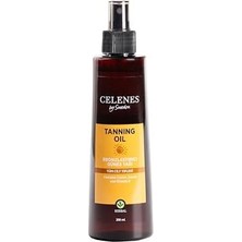 Celenes Herbal Bronzlaştırıcı Güneş Yağı, 200ML
