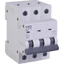 4VTB-3B25 Otomatik Sigorta 4,5ka B Tipi 3 Kutup 25A
