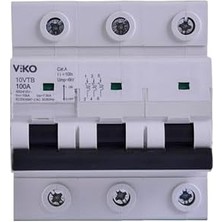 10VTB-3C100 Otomatik Sigorta 10KA C Tipi 3 KUTUP100A