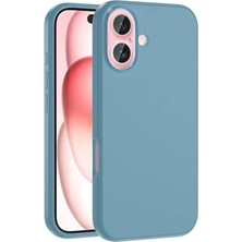 Zore Ile Uyumlu 16 Plus Kılıf Şarj Özellikli Sıvı Teknolojili Silinebilir Sert Zore Kivi Kapak Yeşil
