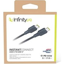 By - Instantconnect Kablo Usb-C Usb-C,mavi,1.5m