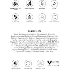 Cream Co. Leke Karşıtı Nemlendirici Yüz Temizleme Jeli Niacinamide Hyalüronik Asit, 400 Ml,tüm Cilt Tipleri