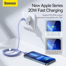 Crystal 20W Type-C To Lightning Kablo 1.2m-Mor