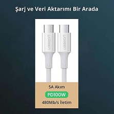 5A Type-C Şarj ve Data Kablosu 1 Metre