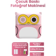 Seyutech Çocuk Kamerası Dijital Hd Video Kayıt ve Fotoğraf Termal Resim Kağıt Baskılı Yazıcı