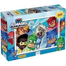 Pjmasks : Pijamaskeliler Lisanslı 200 Parça 33X48CM Çocuk Puzzle Yapboz Serisi