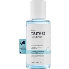 The Purest Solutions Kuru ve Karma Ciltler Için Nemlendirici ve Bariyer Onarıcı Hyalüronik Asit Yüz Temizleme Jeli, Seyahat Boy 50 ml