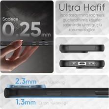 11 Pro ile Uyumlu Mattcover Serisi Arkası Mat Polikarbonat Kenarları Silikon ve Köşeleri Güçlendirilmiş Kamera Korumalı Ince Silikon Kılıf (Düz, 11 Pro)