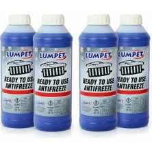 Lumpet Mavi Antifriz 1.5 Litre Hazır 4'lü Set
