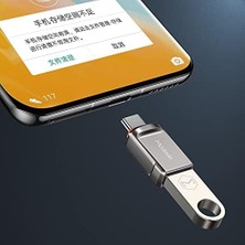 OT-8730 USB To Type-C Çevirici Soket Converter Gri