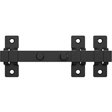 N166-033 7.8 "endüstriyel Siyah Kapı Mandalı