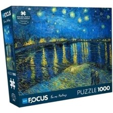 1000 Parça Puzzle - Ren Nehri’nde Yıldızlı Bir Gece (Starry Night Over The Rhone) - Vincent Van Gogh