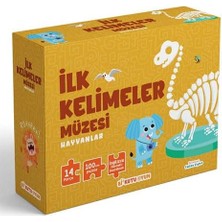 Bi Kutu Oyun Ilk Kelimeler Müzesi: Hayvanlar (Ingilizce Destekli Kitap ve Yapboz Seti)