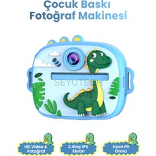 Seyutech Çocuk Kamerası Dijital Hd Video Kayıt ve Fotoğraf Termal Resim Kağıt Baskılı Yazıcı