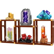 Mineral Koleksiyonu 21362 – Taş Koleksiyoncusu Yetişkinler Için Pirit, Ametist, Florit, Turmalin, Todokrozit ve Kuvars Içeren Kişiselleştirilebilir Dekoratif Model Yapım Seti (880 Parça)