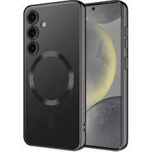 Galaxy S24 Plus ile Uyumlu Kılıf Siyah Lime Kablosuz Şarj Özellikli (Galaxy S24 Plus ile Uyumlu, Siyah)