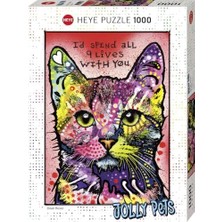Heye Puzzle 1000 Parça Dokuz Canlı Kedi HEY29731