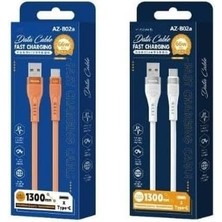 Type-C, Lightning ile Uyumlu, Micro USB Kablo Çeşitleri (66W USB To Type-C Turuncu)