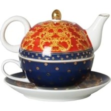 Art Clarissa Tek Kişilik Demlik & Fincan Set