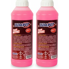 Lumpet Organik Kırmızı Antifriz 1.5 Litre 2'li Set