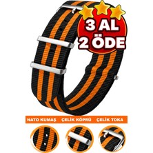 18MM-20MM-22MM-28MM Saatlerle Uyumlu Nato Kumaş Tekstil Saat Kordonu Kayışı Nato-Model-28