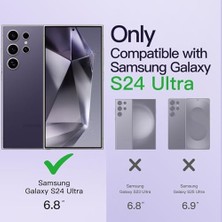 Psr Aksesuar Galaxy S Serisi Şeffaf Kılıf – Kamera Lens Tam Koruma | M-Safe Kablosuz Şarj Uyumlu | Darbeye Dayanıklı Elektrokaplamalı Tpu Kapak (Titanyum Mor, Galaxy S24)