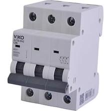 4VTB-3C06 Otomatik Sigorta 4,5ka C Tipi 3 Kutup 06A