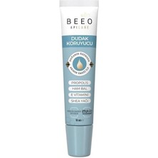 Beeo Apicare Propolisli Ham Ballı Dudak Koruyucu 10 ml E Vitamini ve Shea Yağı İçeren Doğal Bakım