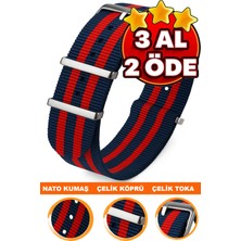 18MM-20MM-22MM-29MM Saatlerle Uyumlu Nato Kumaş Tekstil Saat Kordonu Kayışı Nato-Model-29