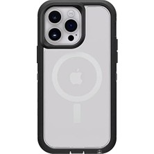 14 Pro Max Xt Kılıf, Magsafe ile Uyumlu, Darbeye Dayanıklı, Ultra Sağlam, Koruyucu Kılıf, Askeri Standartlara Göre 4 Kez Test Edilmiştir, Şeffaf/siyah