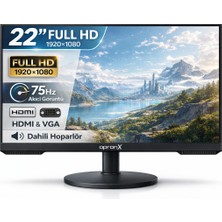 Apronx APX-NWS22 22" LED 1080P Vga+Hdmi+Ses Monitor