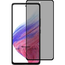 Galaxy A53 5g Privacy 5d Gizlilik Filtreli Cam Ekran Koruyucu Siyah