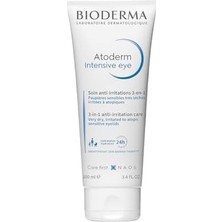 Bioderma Atoderm Intensive Eye Kuru ve Atopi Eğilimli Göz Çevresi Için Hyalüronik Asit Içeren Temizleyici ve Bakım Kremi Bebek, Çocuk ve Yetişkin Kullanımına Uygun 100 ml
