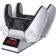 Ps5 Kol Şarj Edici Stand Göstergeli Çift Kol Şarjı TP5-0508B