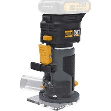 DX82B 18VOLT Şarjlı Kömürsüz 6mm Devir Ayarlı Profesyonel Avuç Içi El Frezesi Formika Tıraşlama (Akü Dahil Değildir)