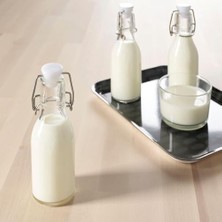 3 Adet Cam-Vakumlu Su Şişesi 15 cl Sos-Yağ Şişesi